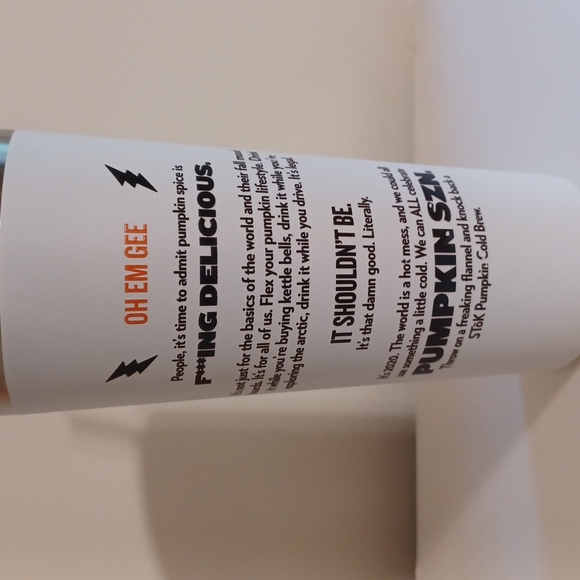 Stok cold brew Tom Segura pumpkin spice travel mug - Picture 4 of 8